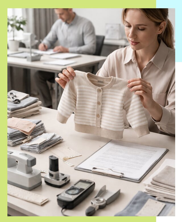 Сертификация детской одежды и текстильных изделий в Кургане