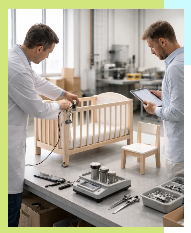 Сертификация детской мебели и проверка безопасности в Кургане