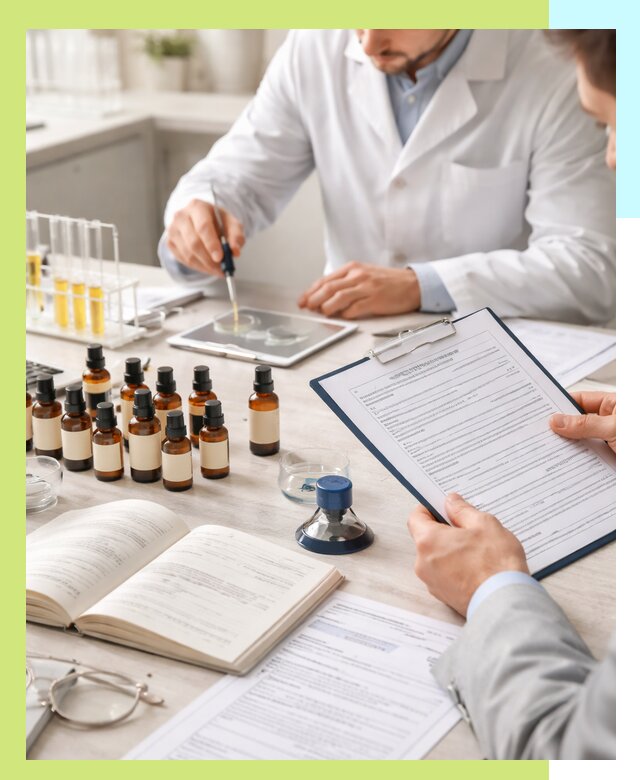 Сертификация эфирных масел и документация качества в Кургане