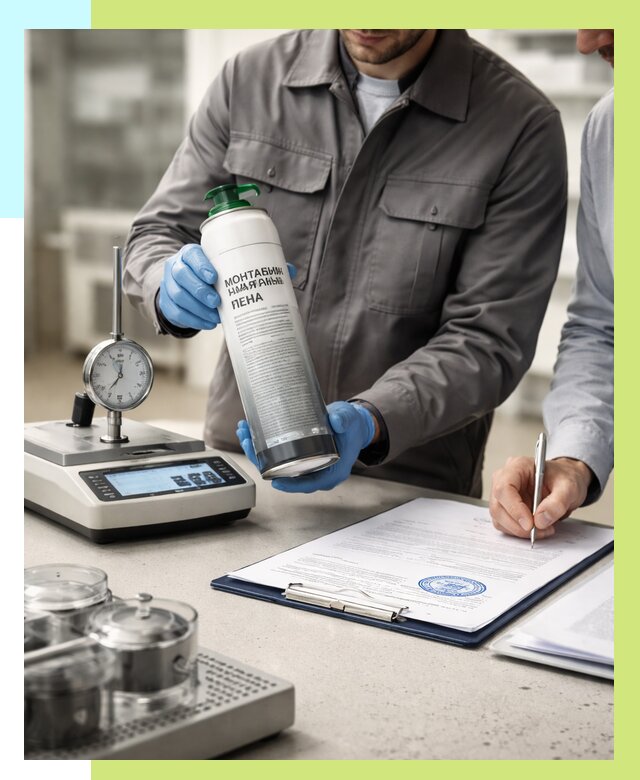 Сертификация монтажной пены в Кургане от 15464 р. | Алешин-Крг