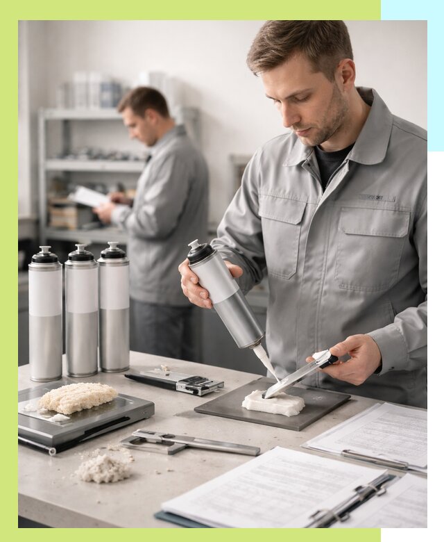 Сертификация монтажной пены и соответствие стандартам в Кургане