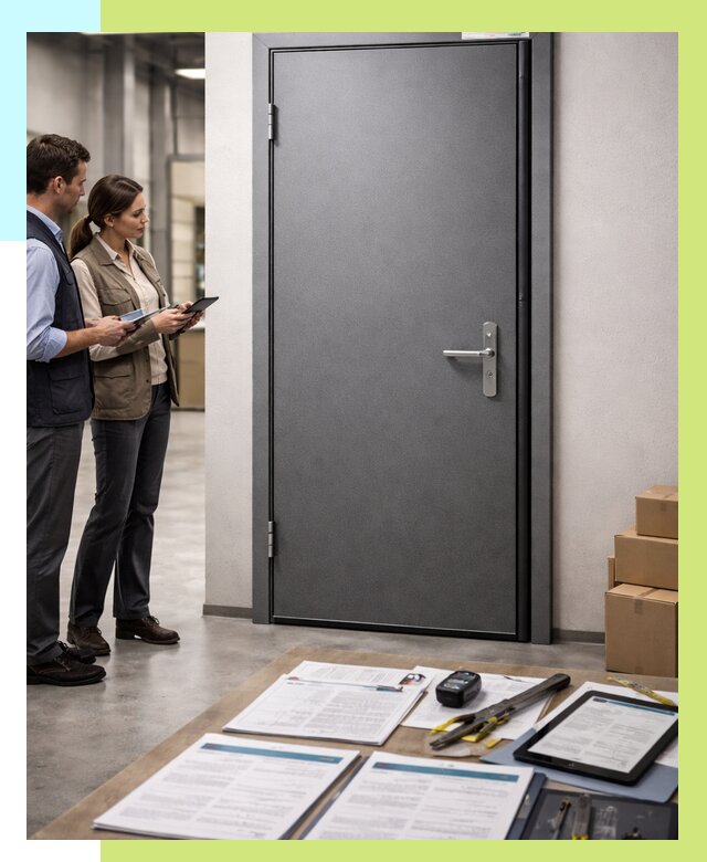 Сертификация противопожарных дверей в Кургане от 9278 р. | Алешин-Крг