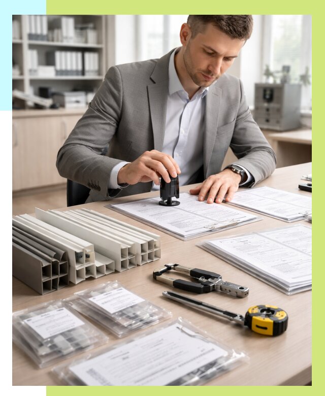 Сертификация ПВХ продукции в Кургане от 8763 р., Алешин-Крг