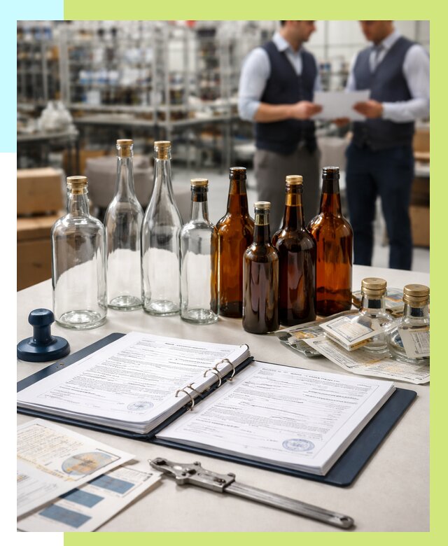 Сертификация стеклянных бутылок в Кургане от 25773 р. | Алешин-Крг