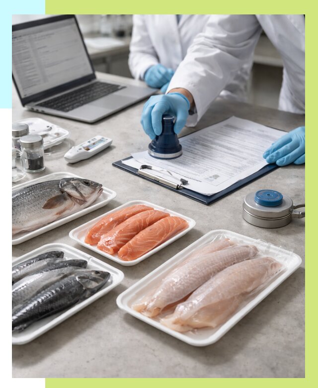 Сертификация рыбы и сертификат в Кургане от 15464 р. | Алешин-Крг