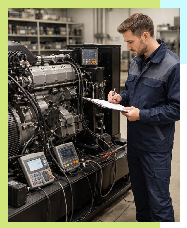 Сертификация дизельных генераторов и их оборудования в Кургане
