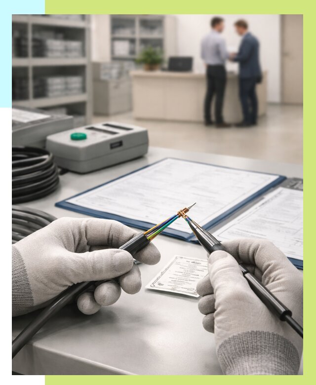 Сертификация провода в Кургане от 18556 р. в Алешин-Крг