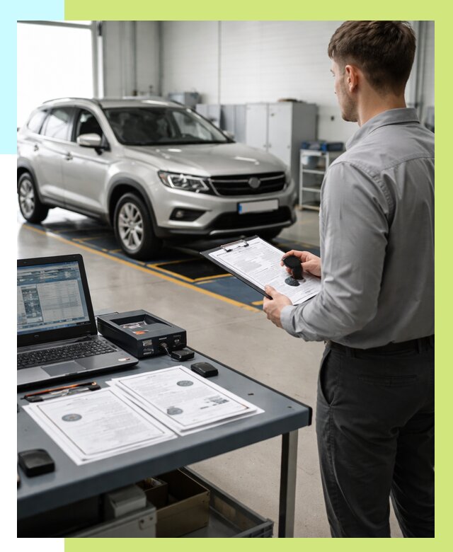 Сертификация транспортных средств в Кургане от 12371 р. | Алешин-Крг