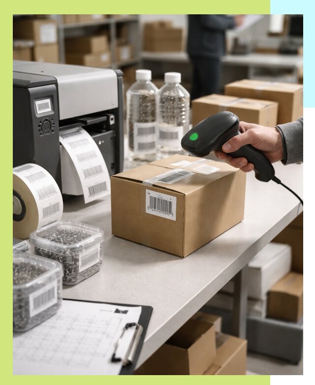 Штрихкодирование продукции и маркировка для продажи в Кургане