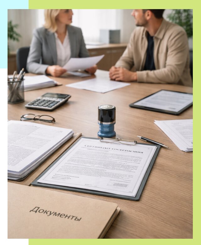 Сертификат соответствия на продукцию в Кургане от 15464 р.|Алешин-Крг