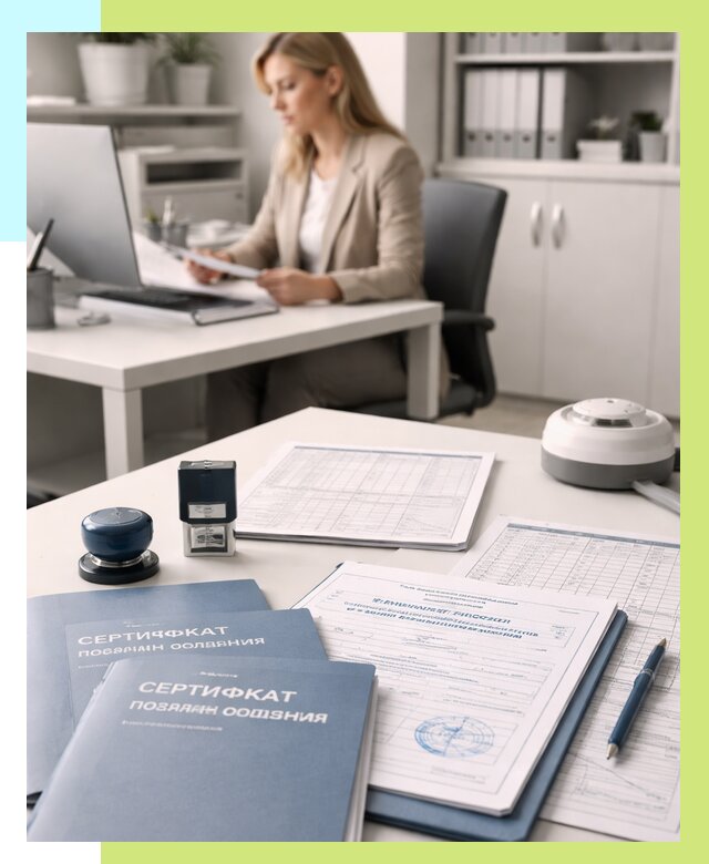 Сертификаты пожарной безопасности в Кургане от 15464 р. | Алешин-Крг