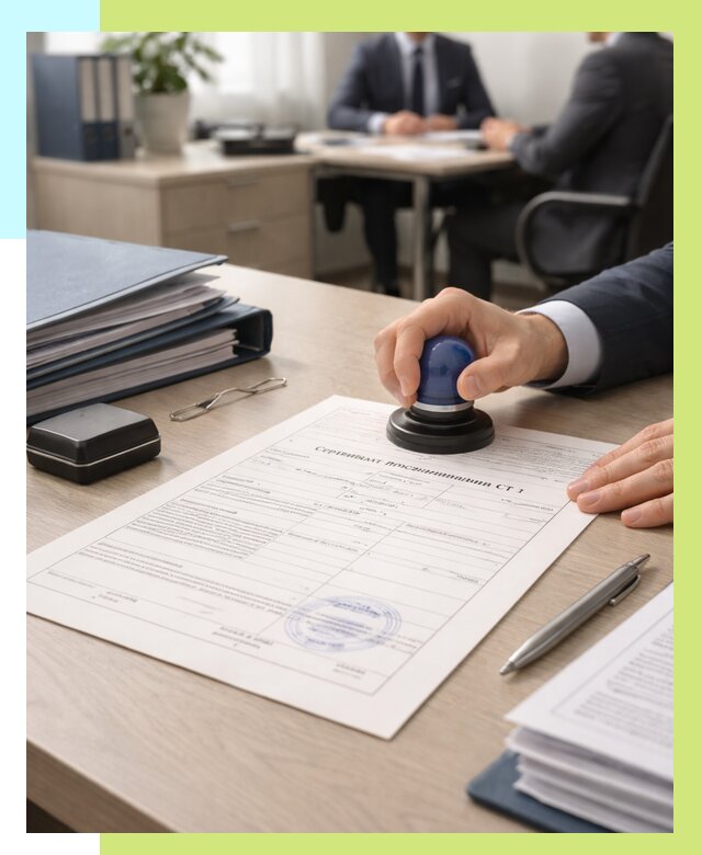 Сертификат происхождения СТ 1 в Кургане от 4639 р. | Алешин-Крг