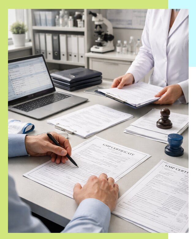 Оформление сертификата GMP в Кургане для фармпроизводства