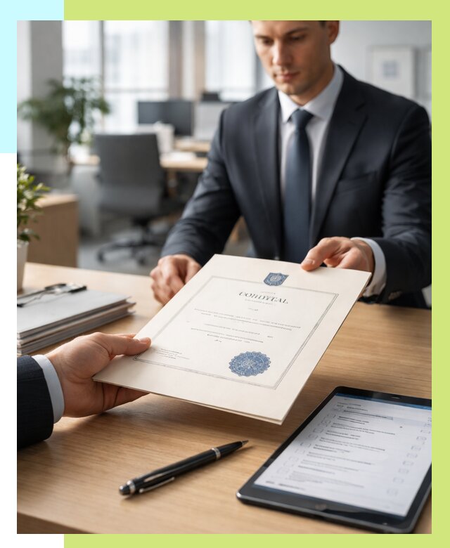 Сертификат ISO 30301 в Кургане от 36082 р. | Алешин-Крг - под ключ