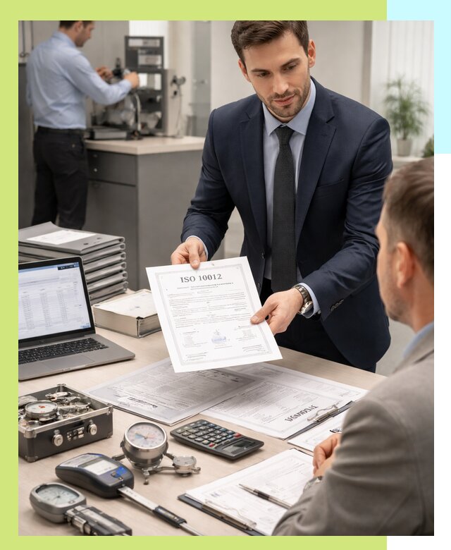 Выдача сертификата ISO 10012 по требованиям метрологии в Кургане