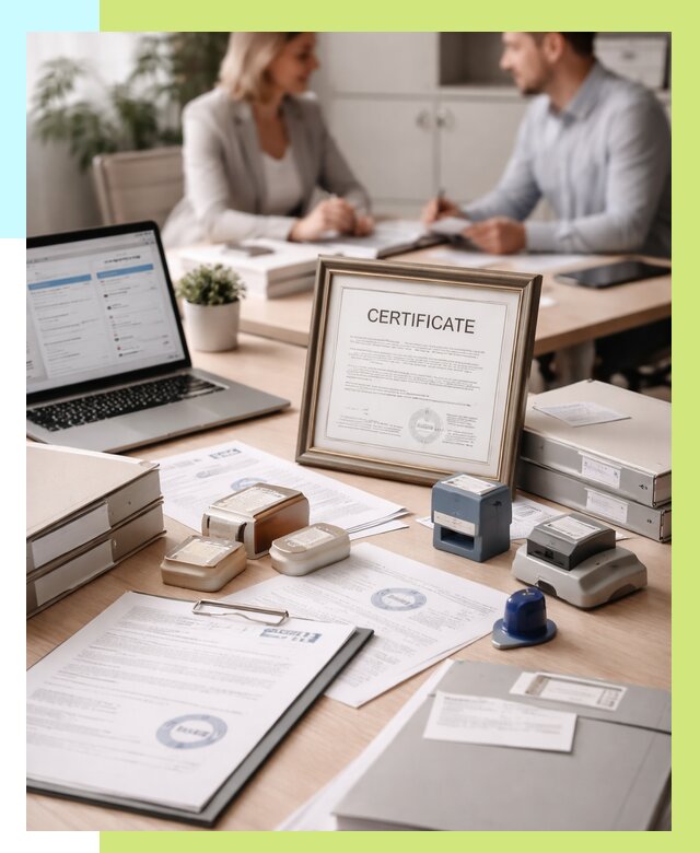 Сертификация компании в Кургане от 46391 р. | Алешин-Крг — заказ